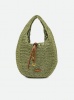 GIANNI CHIARINI сумка NEFELI BS11954/COMM STR-CRCH зеленый,хобо,солома