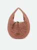 GIANNI CHIARINI сумка NEFELI BS11954/COMM STR-CRCH розовый,хобо,солома