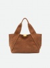 GIANNI CHIARINI сумка VIVI 11997 CM-PL карамельный,шоппер,кожа(замша)