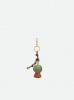GIANNI CHIARINI брелок CACTUS 04 оливковый,кактус,экокожа,металл